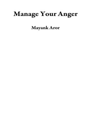 cover image of Manage Your Anger